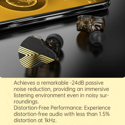 ARTTI TR1 Wired IEM Earbuds 1DD+1BA Beryllium In-Ear Monitor 2Pin 0.78mm 3.5mm