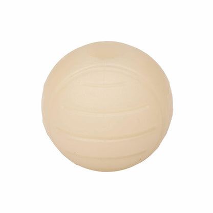 Amazon Basics Interactive Glow Rubber Dog Balls 2.5in Light Green 2 Pack