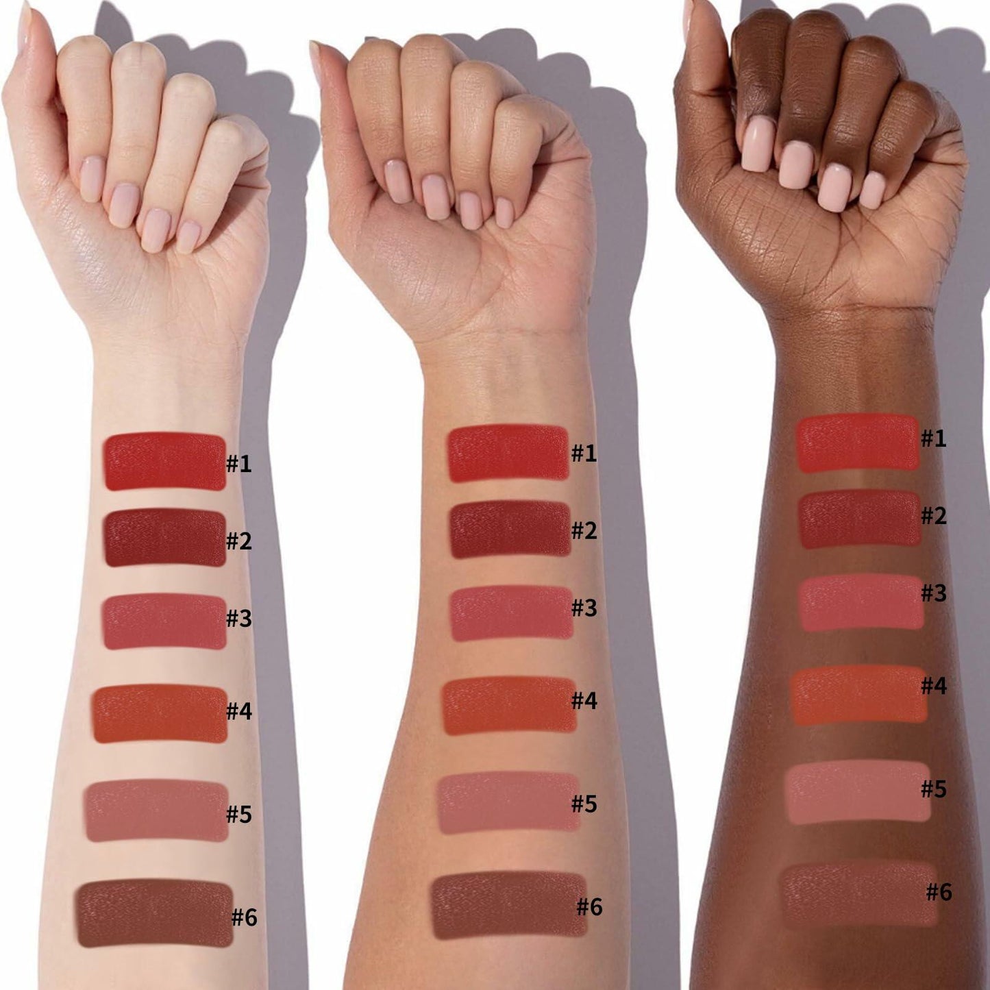 JOSURBEAUTY Mud Sense Velvet Matte Lipstick Waterproof Long-Lasting 6.35oz