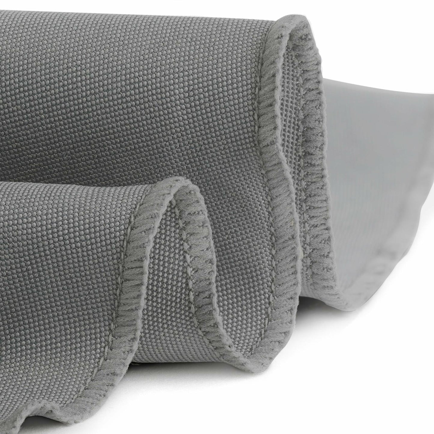 Gee Di Moda Round Tablecloth 90 Inch Charcoal Heavy Duty Wrinkle-Resistant