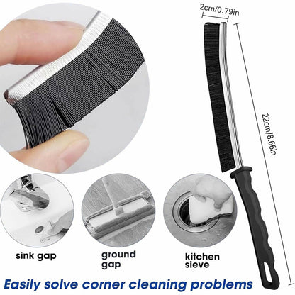 AUDELN Crevice Cleaning Brush Tool Multifunctional Bathroom Kitchen 6Pcs