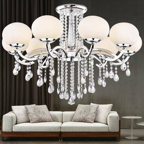 VOVOV 16 Pack 20" Clear K9 Optical Crystal Chandelier Pendants Beads
