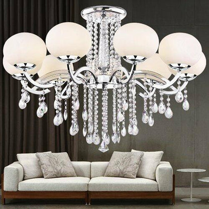 VOVOV 16 Pack 20" Clear K9 Optical Crystal Chandelier Pendants Beads