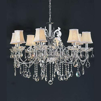 VOVOV 16 Pack 20" Clear K9 Optical Crystal Chandelier Pendants Beads