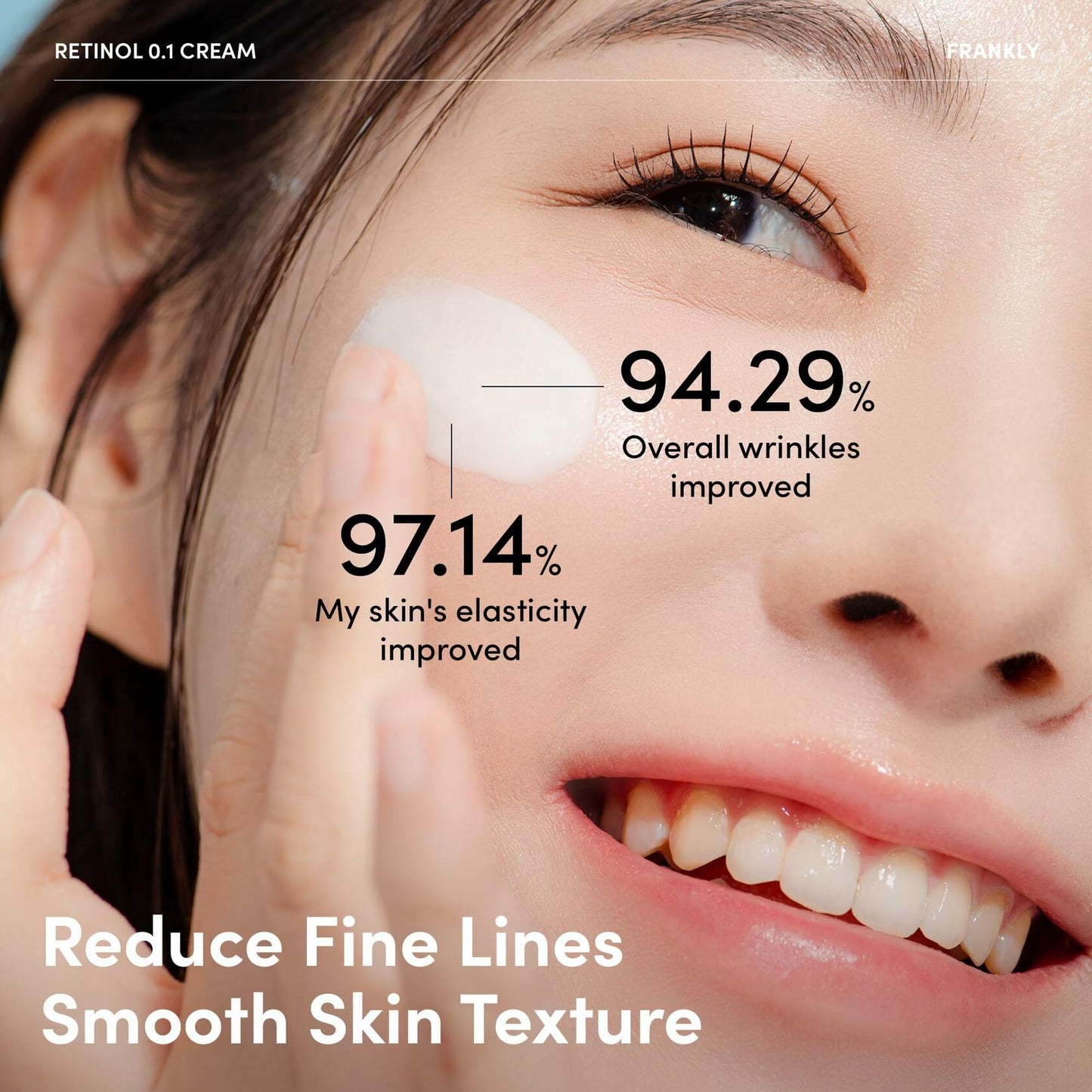 BestBy12/26 FRANKLY Retinol 0.1% Cream 1.01oz Night Anti-Aging Korean Skin Care
