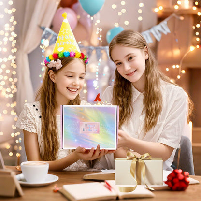 Frerdui Sweet 16 Gifts for Girls Rainbow 11 PCS Stainless Steel Set