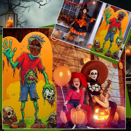 Roowest 6ft Halloween Life Size Cardboard Cutout Prop Party Decoration