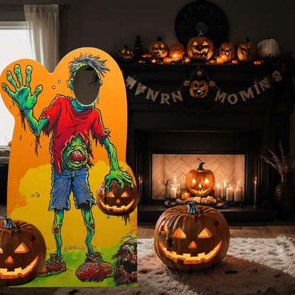 Roowest 6ft Halloween Life Size Cardboard Cutout Prop Party Decoration