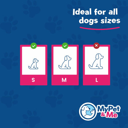 My Pet & Me Dog Tennis Balls 2.5-Inch Soft Lightweight Indoor Outdoor 3 Pack