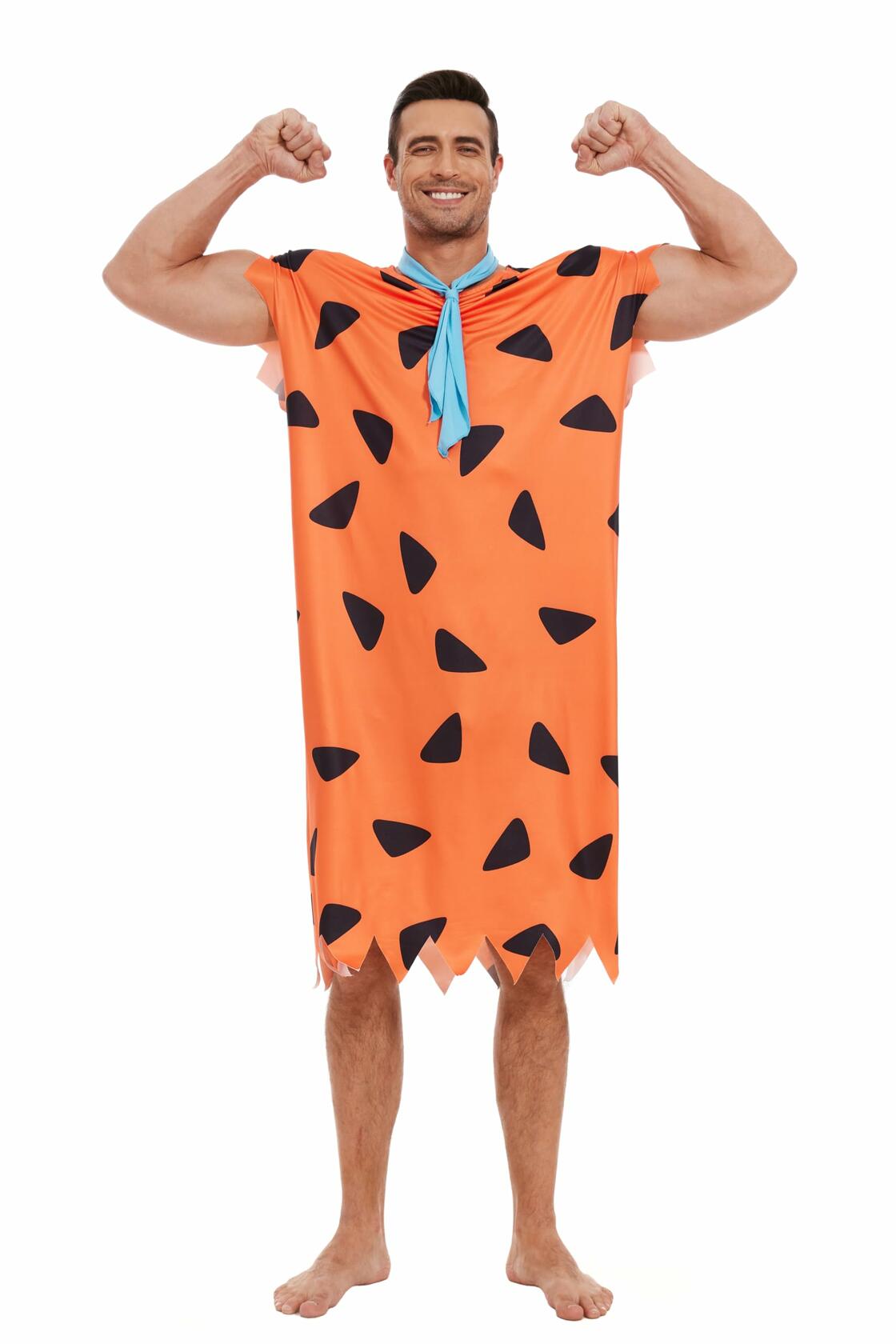 Waist Wow Halloween Adult Couple Costume Orange Size M