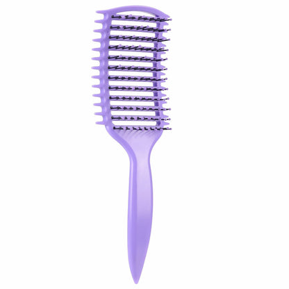 manrator Curl Defining Brush Purple Vented Detangling Frizz Control Hair