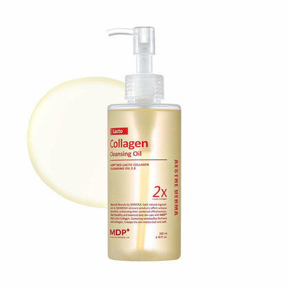 MDP+ Red Lacto Collagen Cleansing Oil 2.0 Pore Control 6.76oz 200ml