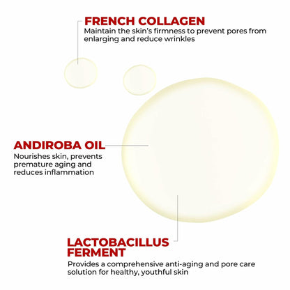 MDP+ Red Lacto Collagen Cleansing Oil 2.0 Pore Control 6.76oz 200ml