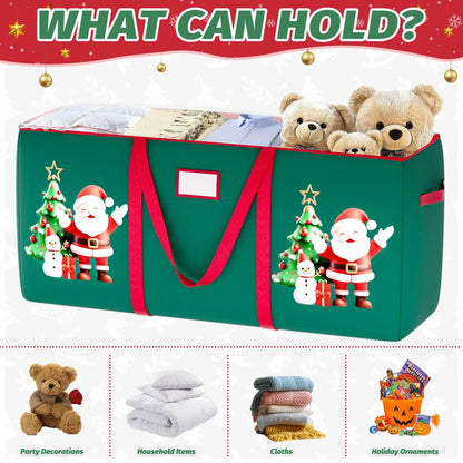 WUPIOS Christmas Tree Storage Bag 7.5FT Waterproof Green 1 Pack