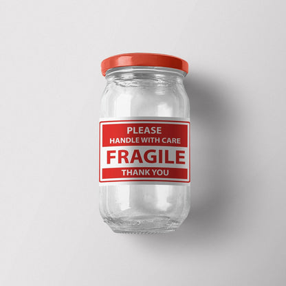 hazır etiketler Fragile Stickers 2x3 Inch Permanent Adhesive 500 Labels Roll