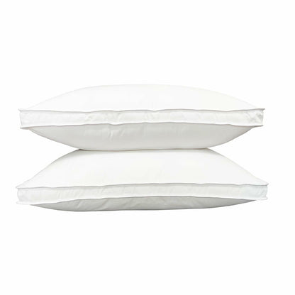 UPISM Premium Bed Pillows Queen Size Set of 2 Down Alternative White