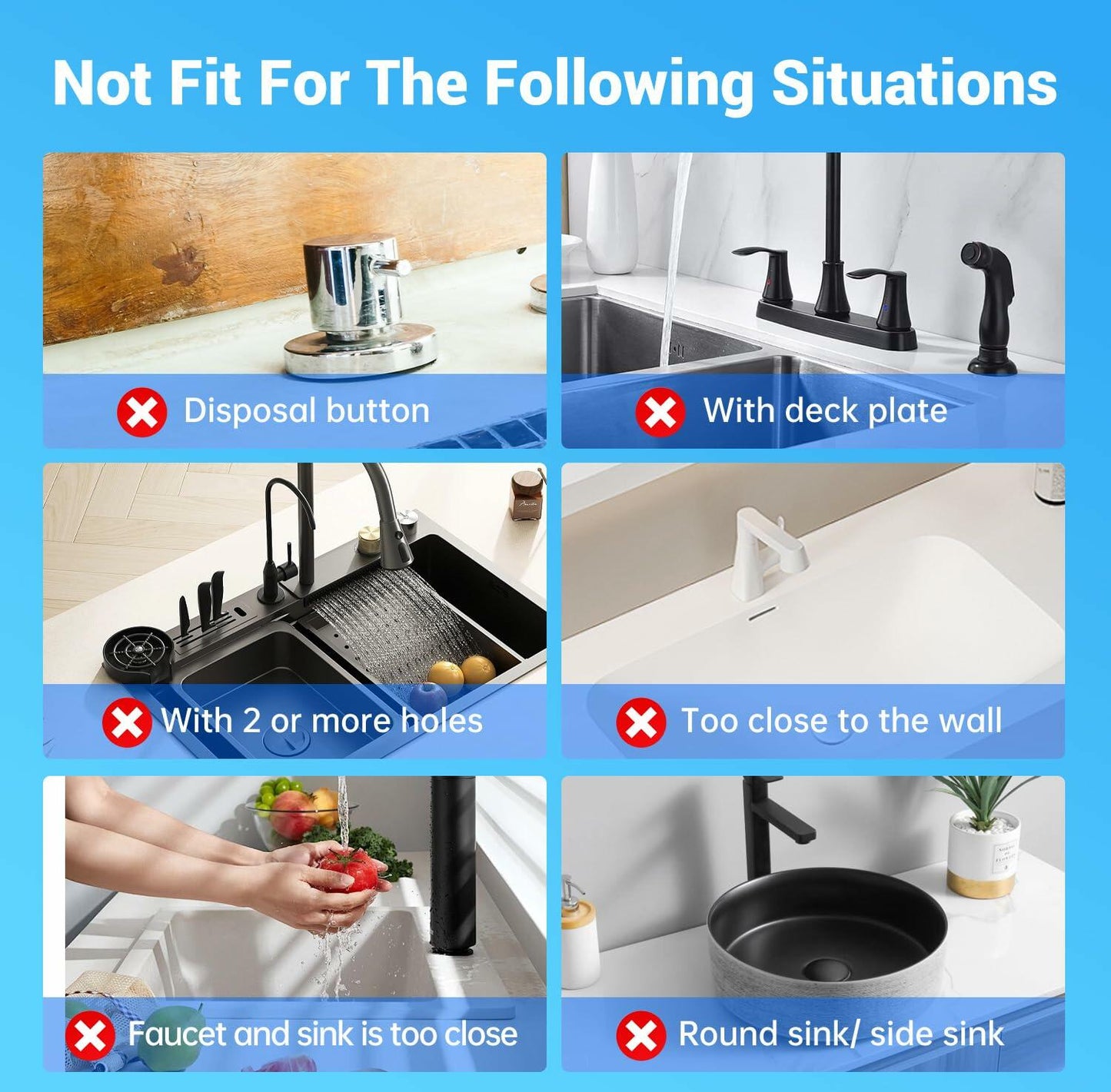 LZMYIVE Faucet Mat Kitchen Sink 24'' White Diatomite Quick Drying Stone Tray