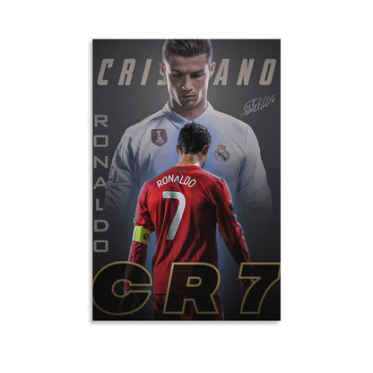 fhzang Kylian Mbappé Canvas Poster Sport Modern 12x18 inches Unframed