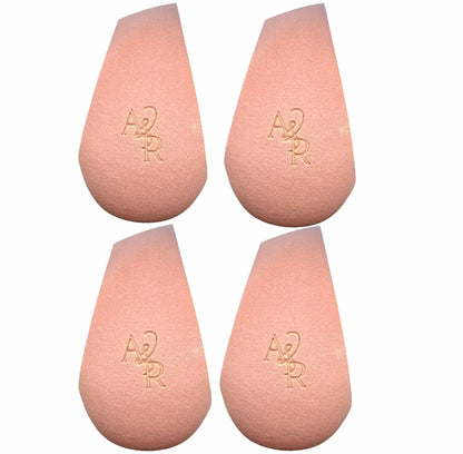 Generic A&R Beauty Blender Sponge Set 4 Pcs Browinsh Pink Latex Free