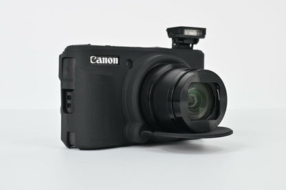 BMAOLLONGB Silicone Camera Case Cover for Canon PowerShot SX740 Black