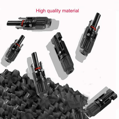 Daohaodeli Solar Connectors 30A 12AWG 1-to-4 Y Branch Adapter Cable Pair