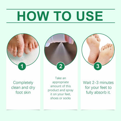 Generic Foot Sanitizer Spray with Tea Tree Oil Clear 1PCS