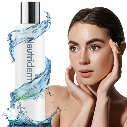 NEUTRIDERM Detox Glycolic Acid Face Wash Exfoliating Cleanser 120mL