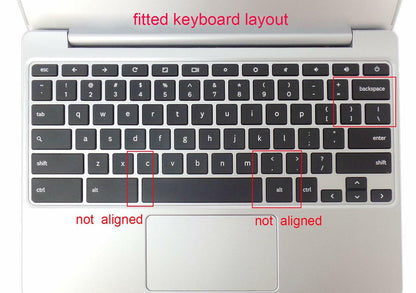 YYubao Keyboard Skin for Samsung Chromebook XE500C13 11.6" Silicone Purple