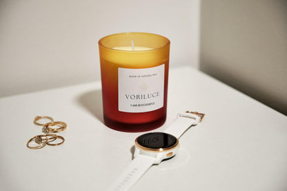 Voriluce Intention Scented Soy Candle 5.3oz Rose Patchouli 32hr Burn