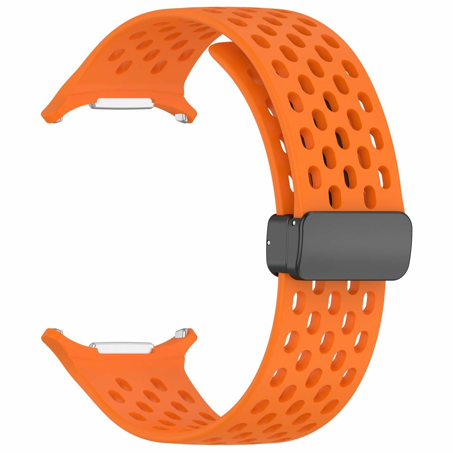 FitTurn Samsung Galaxy Watch Ultra 2 Silicone Sport Strap Orange 47mm
