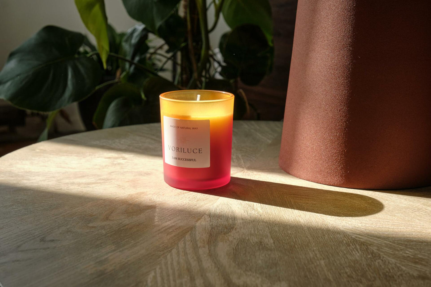 Voriluce Intention Scented Soy Candle 5.3oz Rose Patchouli 32hr Burn