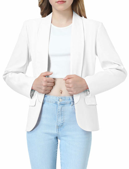 Mebius Girls Pink Shawl Collar Blazer Jacket Open Front Size 12Y