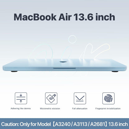 Macaset MacBook Air 13.6 inch Hard Shell Case Slim Armor Matte Turquoise