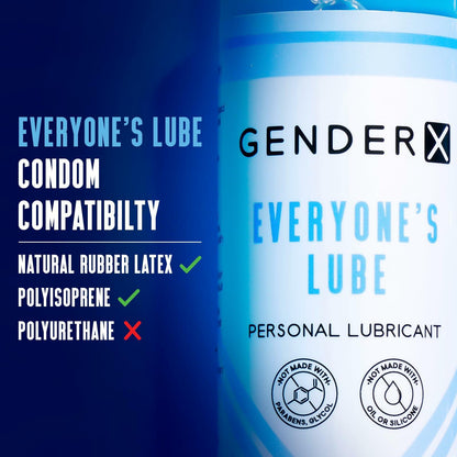 Gender X Water-Based Personal Lubricant Peach Orange Cranberry Flavored 8 fl oz