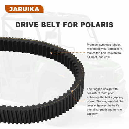 Jaruika 3211162 24G4022 Drive Belt Black Nylon for Polaris Ranger 500 RZR 800