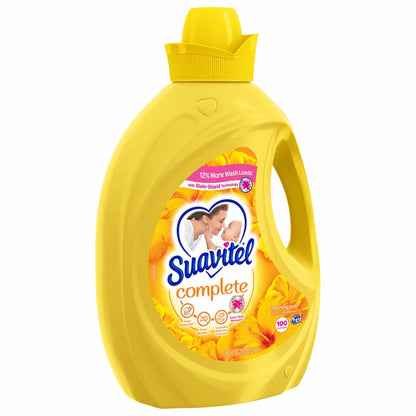 Suavitel Complete Liquid Fabric Conditioner Morning Sun 100 fl oz