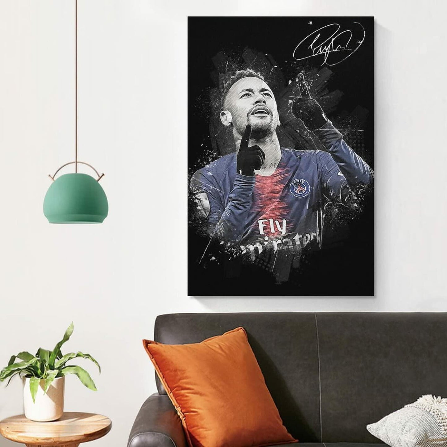 Generic Neymar Wall Art Canvas Print Poster 16x24inch Unframed