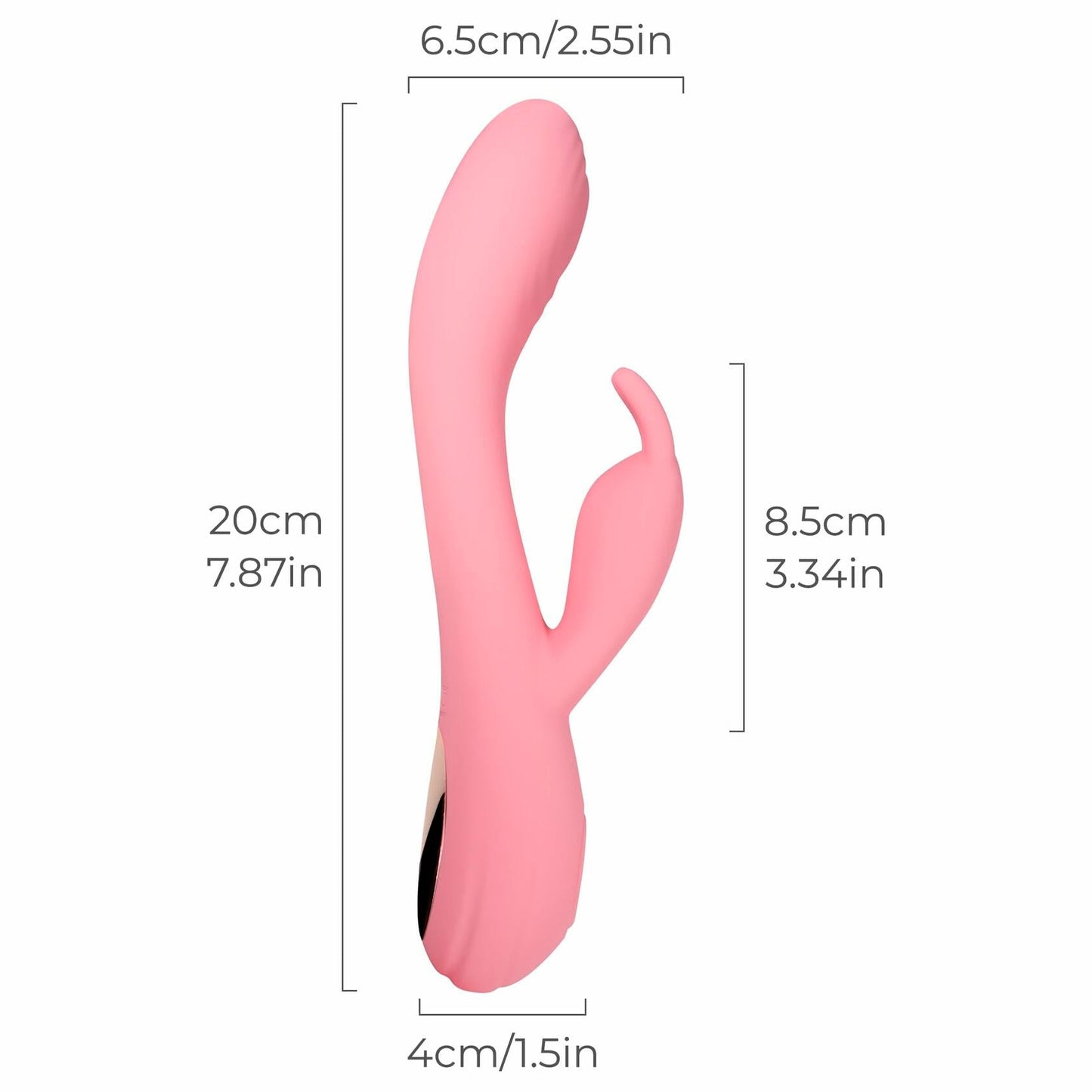 Yarosi Rabbitt Vibrator Gspot Clit Stimulator 7.8in Long 1.2in Wide