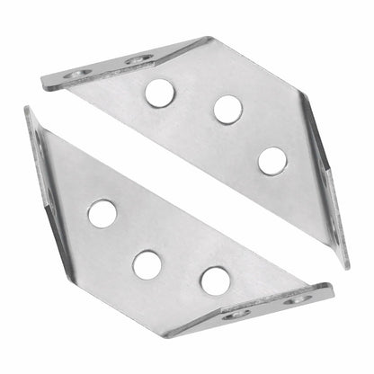GWYAN 12 Pcs Stainless Steel Furniture Corner Connectors with Screws