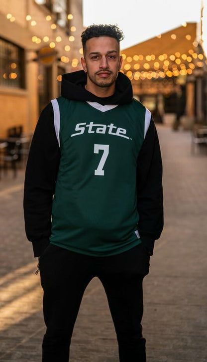 Genuine Collective Michigan State Spartans Women's Basketball Green Large