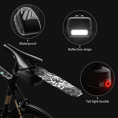 Sparkle Tmax Bicycle Frame Triangle Bag Waterproof Black One Size