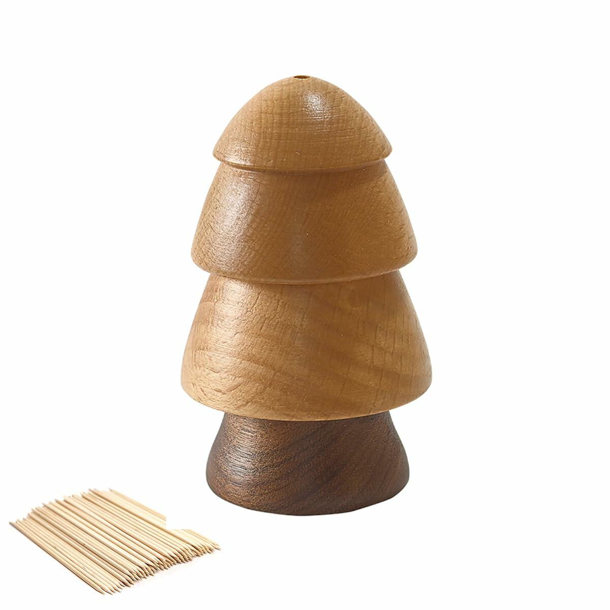 Cute Mushroom Toothpick Holder with 390 Toothpicks Cactus Dispenser Decor