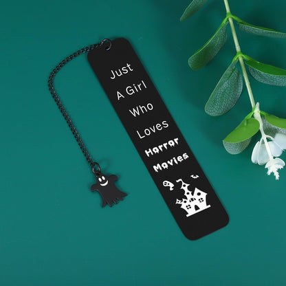 FOOZDEEVAAQ Gothic Halloween Alloy Steel Bookmarks Dark Color Teens Women