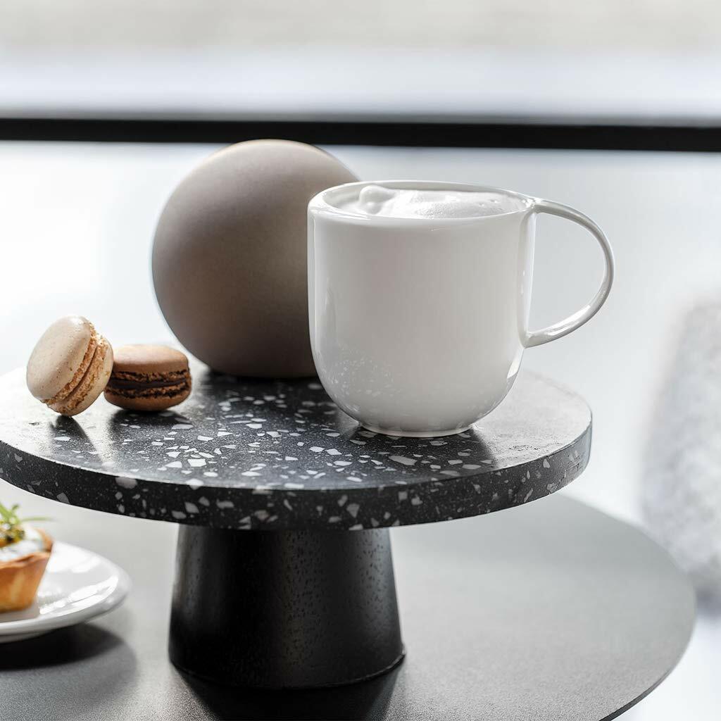 Villeroy & Boch NewMoon Mug Porcelain 10.5oz Creamy White Dishwasher Safe