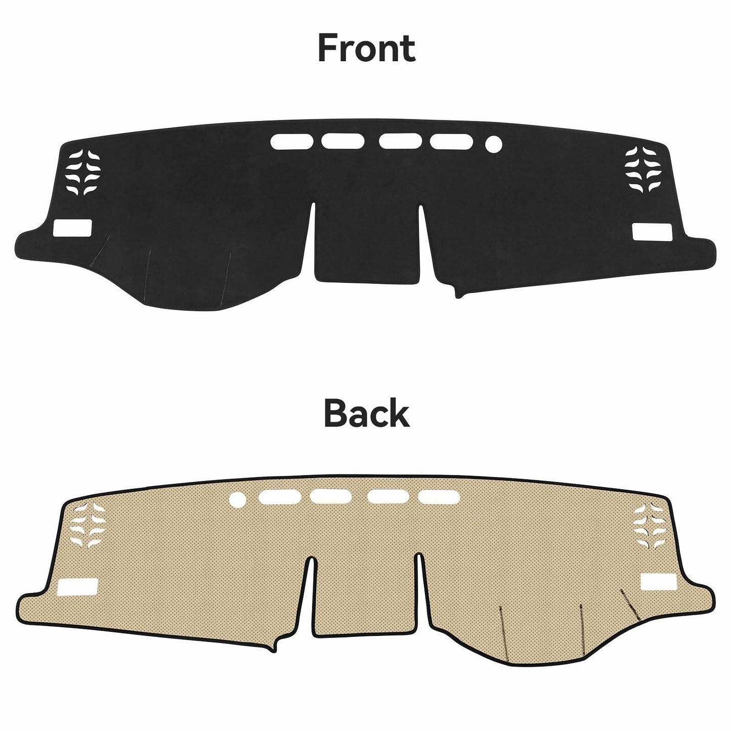 Bercicci Dash Cover Toyota RAV4 2019-2025 Hybrid PHEV Flannel Black