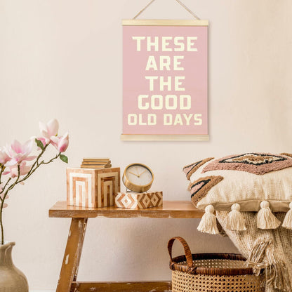 TAEDIN Inspirational Rustic Wall Art Poster Hanger Frame Pink 12x16