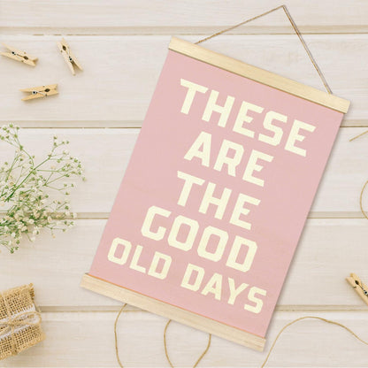 TAEDIN Inspirational Rustic Wall Art Poster Hanger Frame Pink 12x16