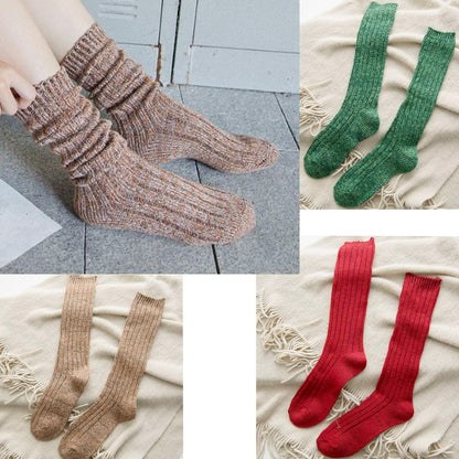 TINTAO Women’s Winter Cable Knit Knee High Boot Socks 3 Pairs Size 5-11 A10