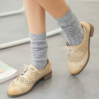 TINTAO Women Wool Cable Knit Knee High Boot Socks 3 Pairs Mixed Color Size 5-11
