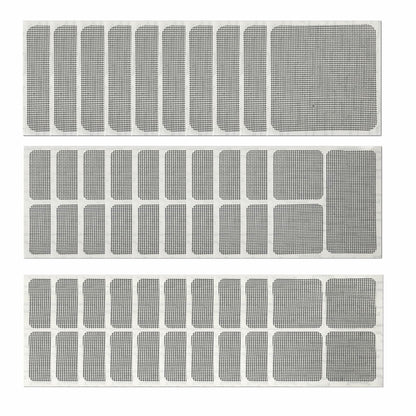 EVKILKJS 30PCS Screen Repair Kit Black Fiberglass Tape Mesh Door Patch